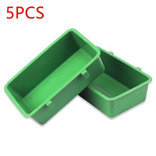 5Pcs Parrot Holder Water Bowl Hanging Cup Food Container Feeder Cup Bath Basin - Picture 2 of 7