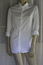 SIZE S RDX RODGER DAVID WHITE BUTTON FRONT MEN'S BUSINESS SHIRT  FREE POST ON 5