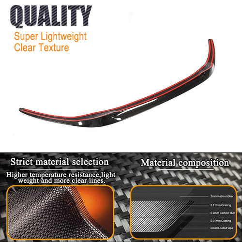 Spoiler labbro anteriore in carbonio spoiler spada spoiler per BMW Serie 6 GT G32 pacchetto M - Foto 9 di 13