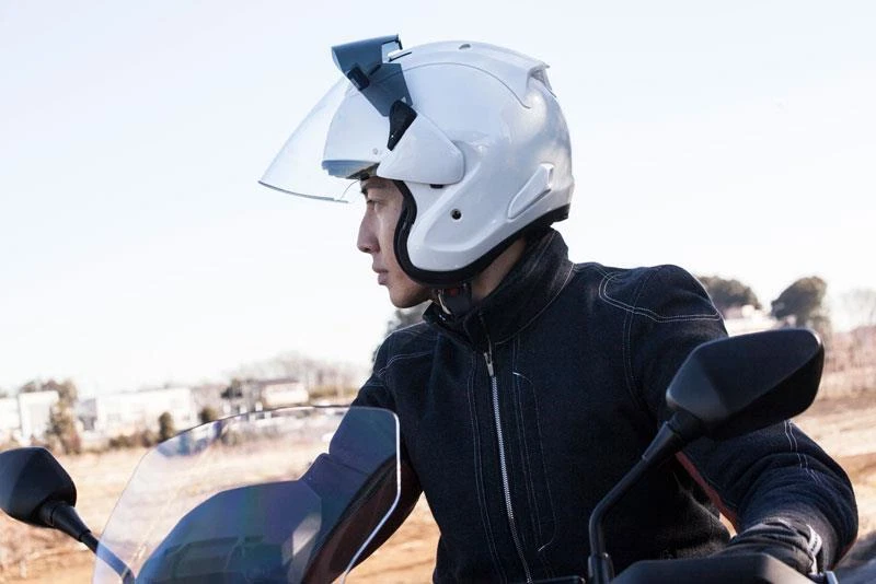 Casco Arai Ram-X 3/4 cara abierta apto para gafas Pinlock listo DOT SNELL XS-2XL Foto 3 de 4