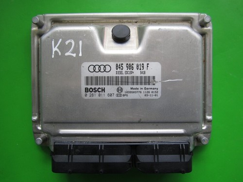 ECU Engine Control Unit Audi A2 1.4TDI 045906019F 0281011607 EDC15P+