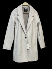 Women's Pull & Bear Stone (light Gray) One Button Coat Size S Nwt