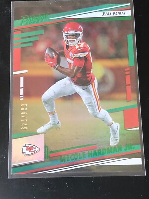 2022 Prestige Football Mecole Hardman Jr. Green Xtra Points #145 Chiefs /249
