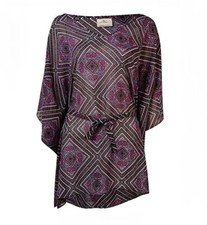 O'NEILL Women's Adela Cover Up Dress, Black / Multi, Size XS/S - MSRP 48 NWT