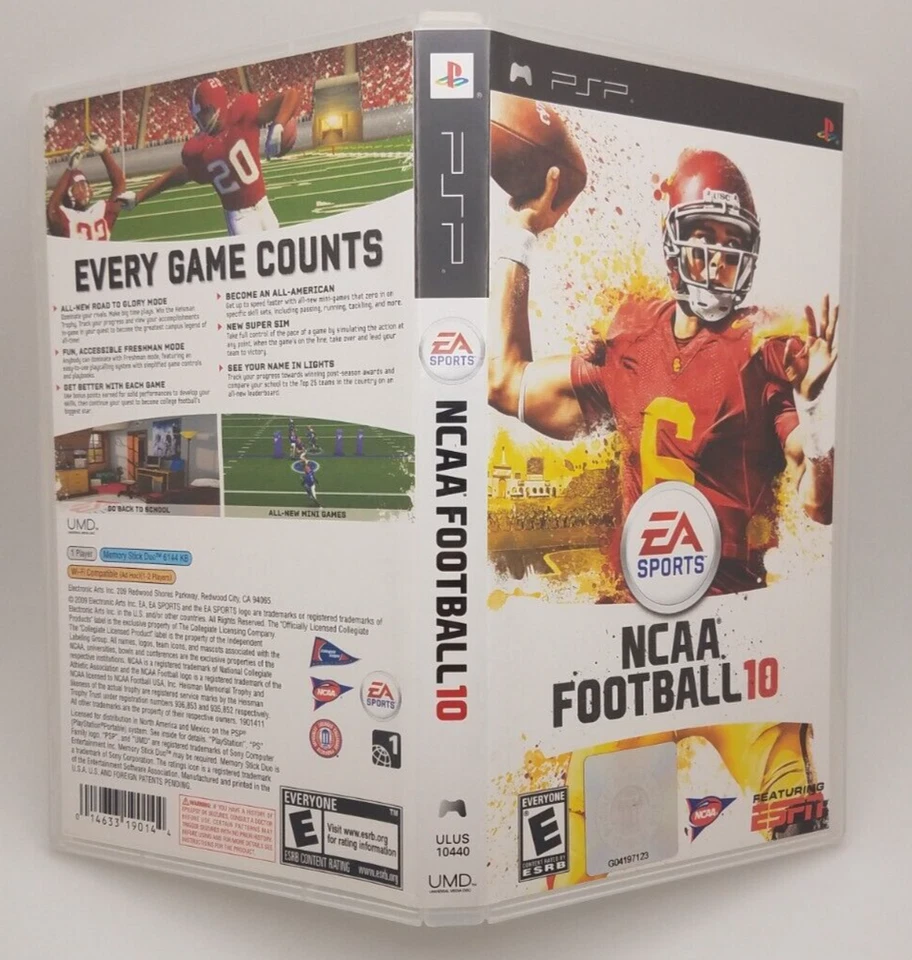 NCAA Football 10 (Sony PSP, 2009) *Completo* Foto 2 de 4