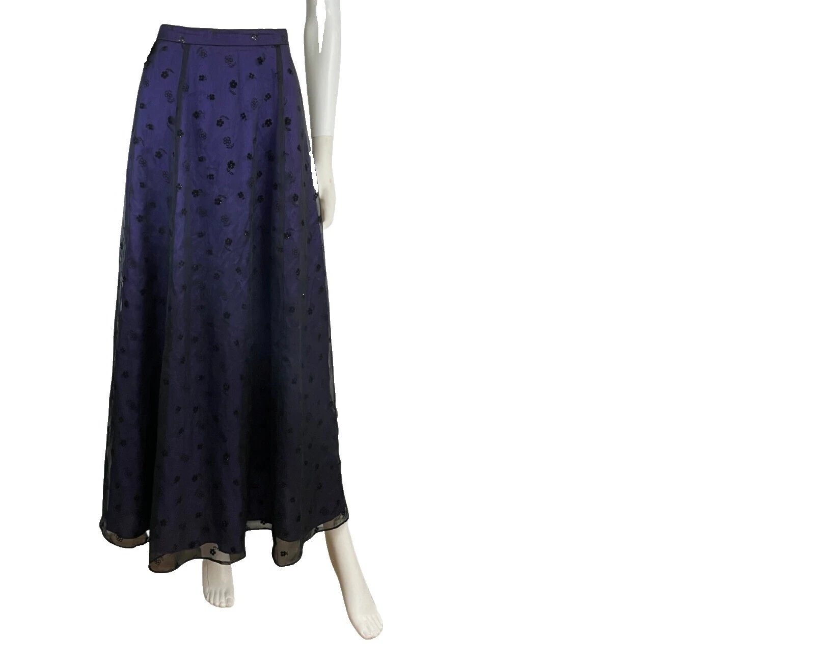 Velvet 1980s Vintage Skirts for Women