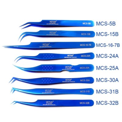 VETUS MSC blaue Pinzette - Wimpernverlängerung