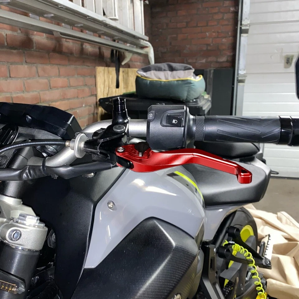 Palancas de embrague de freno cortas CNC Panigale V2 V4/S/R para DUCATI 899/959/1199/1299 Foto 2 de 4