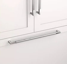 Signature Hardware 12" Lunata Solid Brass Appliance Pull - Polished Nickel