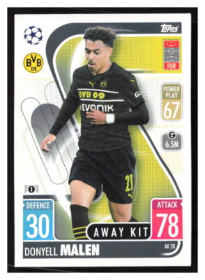 2021-22 Topps Match Attax Extra Away Kit Pick your Card(s)