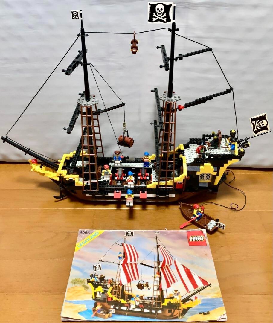 LEGO Black Seas Barracuda 6285 Vintage in 1989 No Box Used from