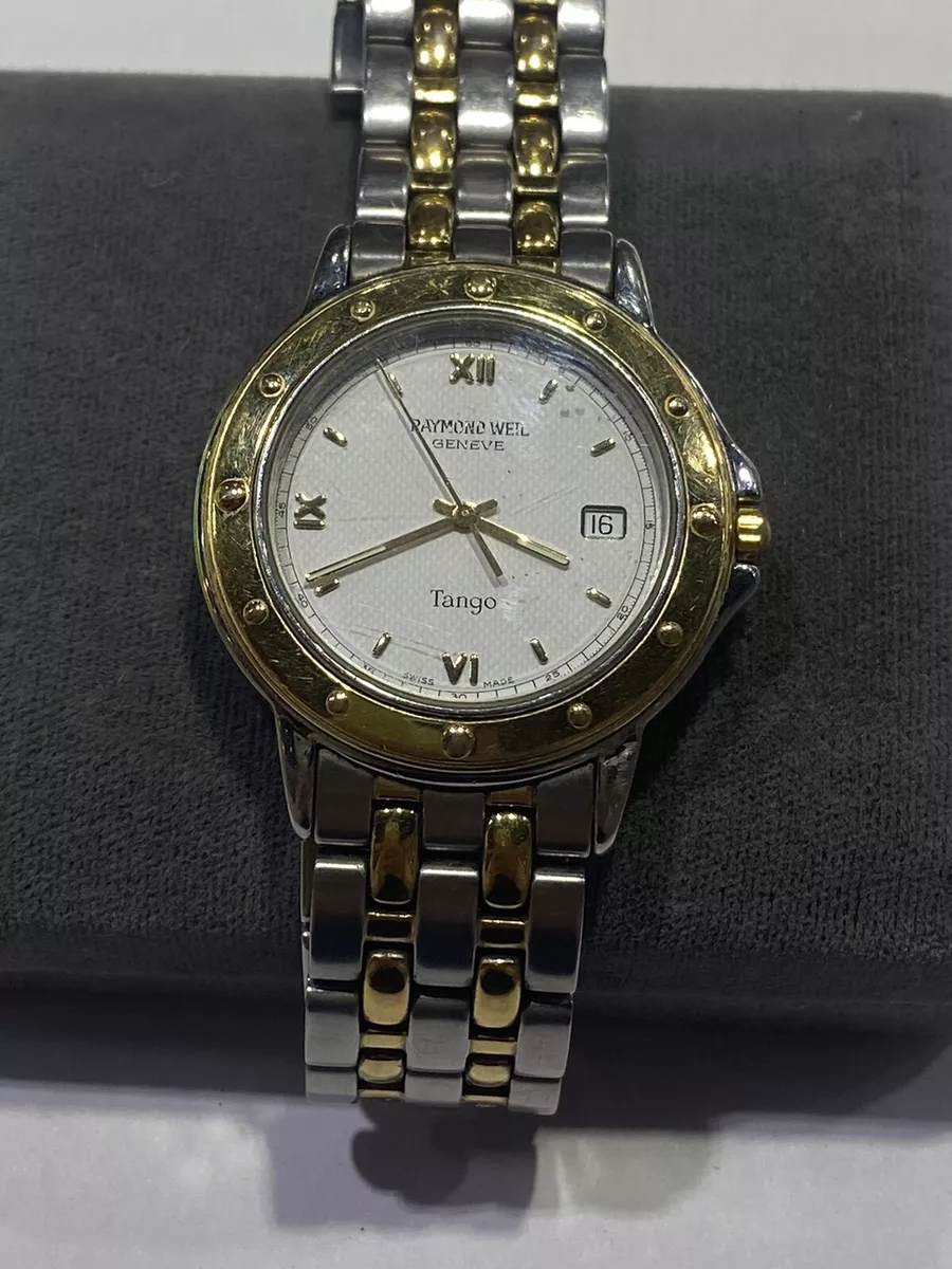Raymond Weil Tango 5560 watch 35MM Champagne dial bracelet 7