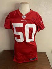 San Francisco 49ers #50 Cam Johnson used Practice Jersey Nike Red Size Large