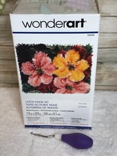 Latch Hook Kit Brilliant Blossoms with Tool 426228 15 X 20 B10 