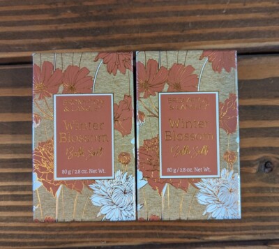 Brompton & Langley WINTER BLOSSOM Bath Salt - (Lot Of 2) 2.8oz Each