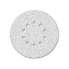 5 MENZER Dischi abrasivi velcrati a levigatrice per muri 10 fori Ø 225mm G40–400