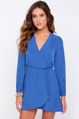 long sleeve wrap dress uk