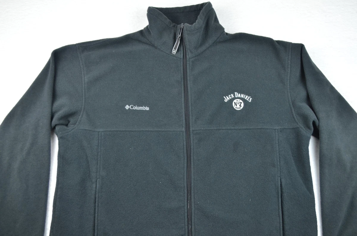 Jack Daniels Old No. 7 Brand Columbia Black Fleece Full Zip Jacket  Sweatshirt XL | eBay
