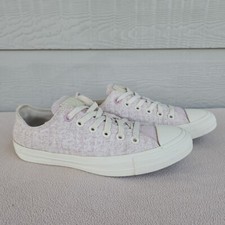 Converse CTAS Remix Low Top Sneakers Mauve Twill Pink White Women SZ 8