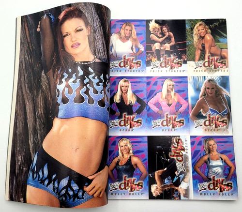 WWF DIVAS 2001 MAGAZINE LITA COVER 9 FLEER DIVAS TRADING CARDS TRISH STRATUS - Foto 2 di 4