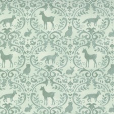 Deb Strain Effie's Woods Woodland Damask Animals Mint SKU 56014 15