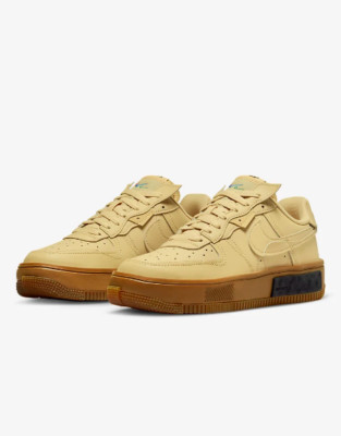 NIKE AIR FORCE 1 FONTANKA SESAME WOMEN'S SIZE 9 NEW WITH BOX (no box top)