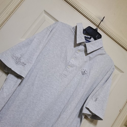 Ralph Lauren Golf Polo Shirt Mens XL Grey Scotty Cameron Putters 7 Point Crown - Picture 6 of 21
