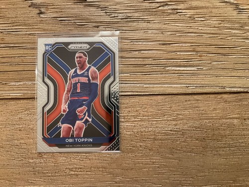 2020-21 Panini Prizm Basketball Obi Toppin Rookie Card #280 New York Knicks