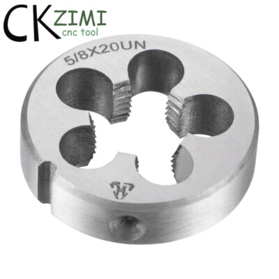 3/4"-28 UN Round Die – Right Hand Machine Thread Die, Alloy Tool Steel, For External Thread Repair & Cutting