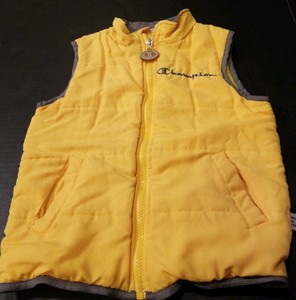 yellow champion vest
