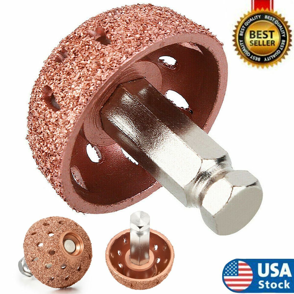 2Pcs/Set Tire Grinding Head Rasp Buffer Ball Tyre Repair Hand Tool ...
