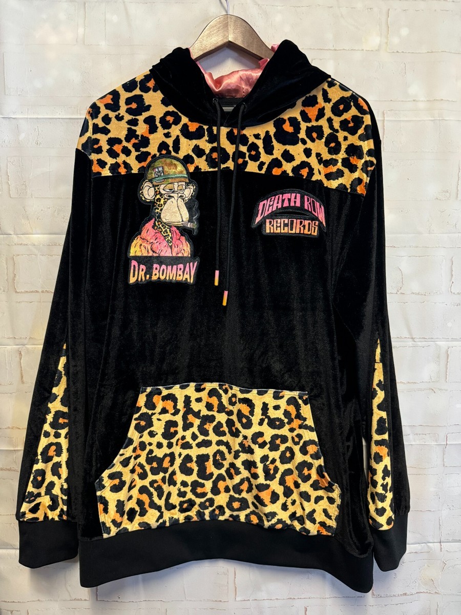 DEATH ROW X DR BOMBAY HOODIE☆日本未発売・限定品 Bored Ape Death Row Records Dr. Bombay Black Fleece Hoodie