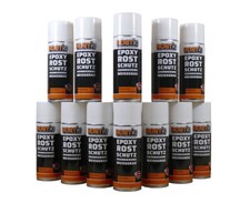 12 x Rostio Epoxy EP Grundierung Primer Rostschutz Rostumwandler Spray 12er Set