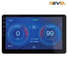 Navitas 10" LCD Golf Cart Display w Included Backup Camera & Apple CarPlay