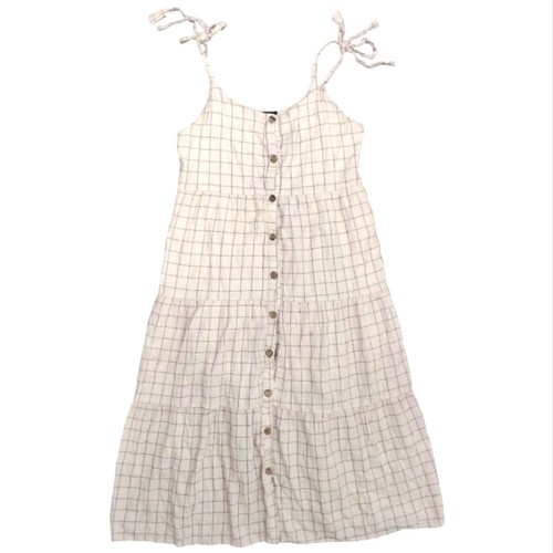 Maxi Vestido para Mujer OVER KLESHAS Algodón Arrugado Bohemio Talla L Beige - Imagen 2 de 14