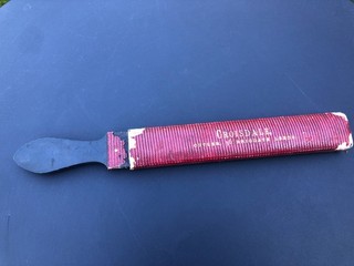 Vintage CROISDALE LEEDS barbershop Victorian razor strop lot 1