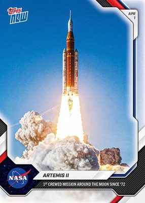 Topps now ARTEMIS II アルテミス 10枚 PRESALE 2026 Topps Now Artemis II 1st Crewed Mission Around the
