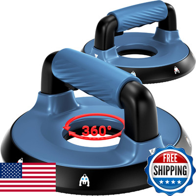 Rotating Push Up Handles Bars Non Slip Grip Fitness Pushup Stands