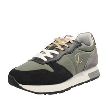 Cafe' Noir Sneakers In Suede Nero - Taglia 37 Scarpe Donna Sneakers Sporty Chic