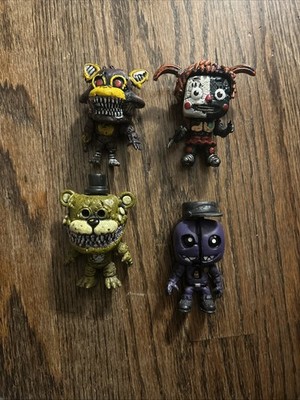 Five Nights At Freddys figures Purple Guy, Foxy , Fnaf , Freddy