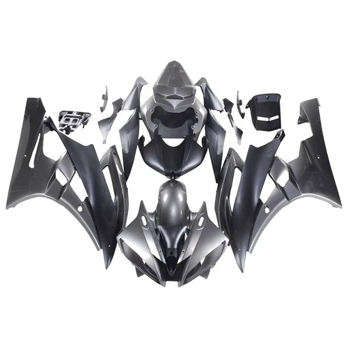 Gray Black Fairing Kit For Yamaha YZF R6 2006 2007 YZF-R6 ABS Injection Bodywork