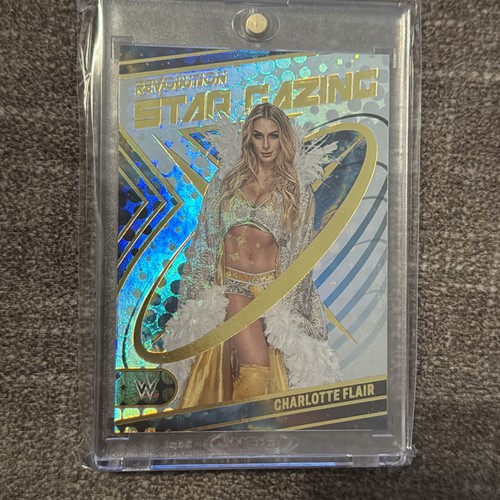 Charlotte Flair [Galactic] #40 2023 Panini Revolution WWE Star Gazing card