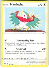 Carta Pokemon Hawlucha 127/172 stelle brillanti BRS NM TCG