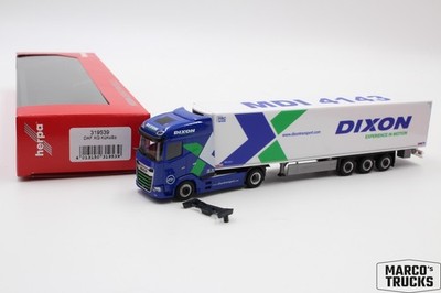 Herpa DAF XG CoolBox semitrailer ''Dixon'' (IRL) No. 319539 1/87 /HN3925