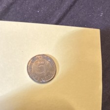 BRD 5 Pfennig 1988F &ndash; Eichenbaum Motiv (Pflanzen) M&uuml;nze Bundesrepublik