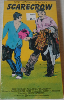Scarecrow Gene Hackman Al Pacino Warner Home Video Sealed VHS Cassette