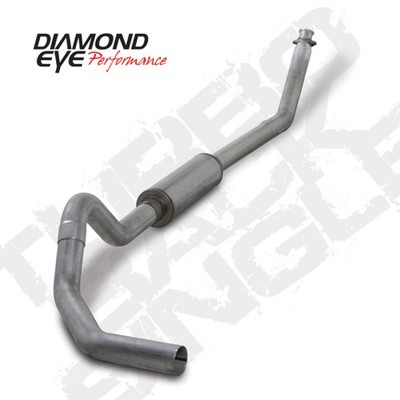 Diamond Eye KIT 4in Turbo Back SGL Fits AL: 98.5-02 DODGE CUMMINS 5.9L