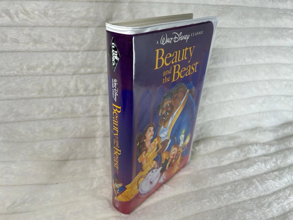 Beauty and the Beast VHS The Classics Black Diamond Collection RARE! Walt Disney Foto 2 de 4
