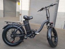 Folding ebike Electric Bike Fat Tyre 20" x 4" Scooter 36v 10Ah strong built UK