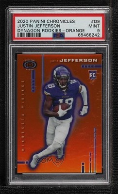 2020 Chronicles Dynagon Rookies Orange Prizm 42/75 Justin Jefferson #D-9 RC 1s6